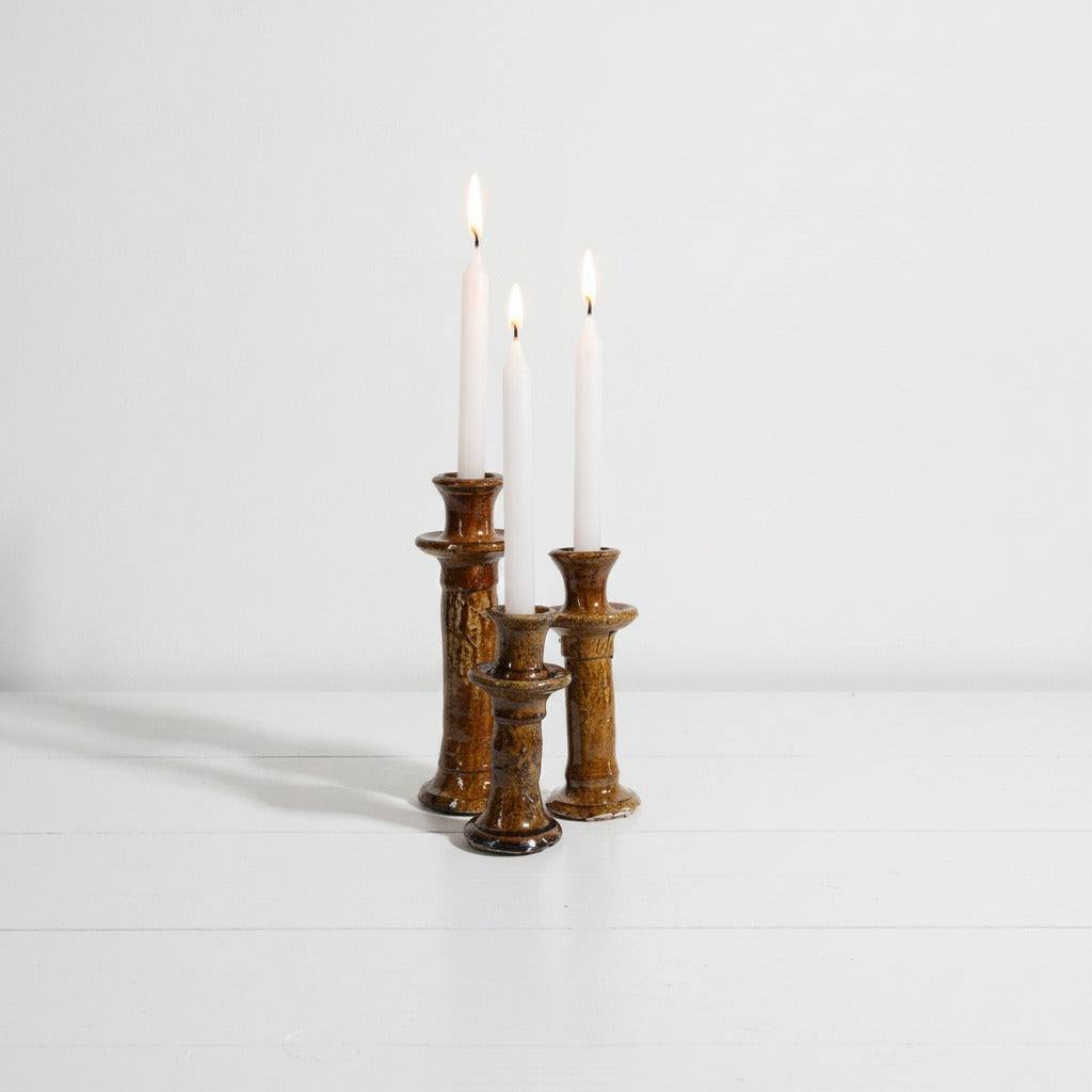 CANDLE HOLDERS SET OF 3 – TAMGROUTE CERAMIC