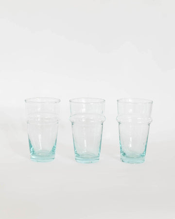 RECYCLED GLASS SET OF 6– HANDMADE BELDI TUMBLER