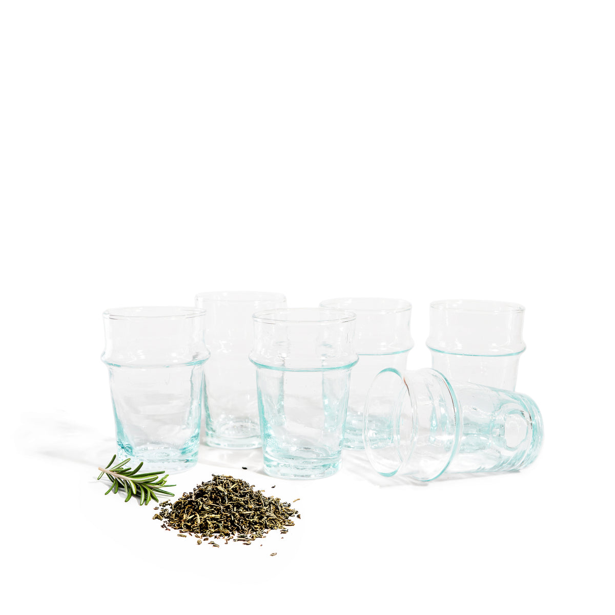 Beldi Recycled Tea Glasses, Set of 6